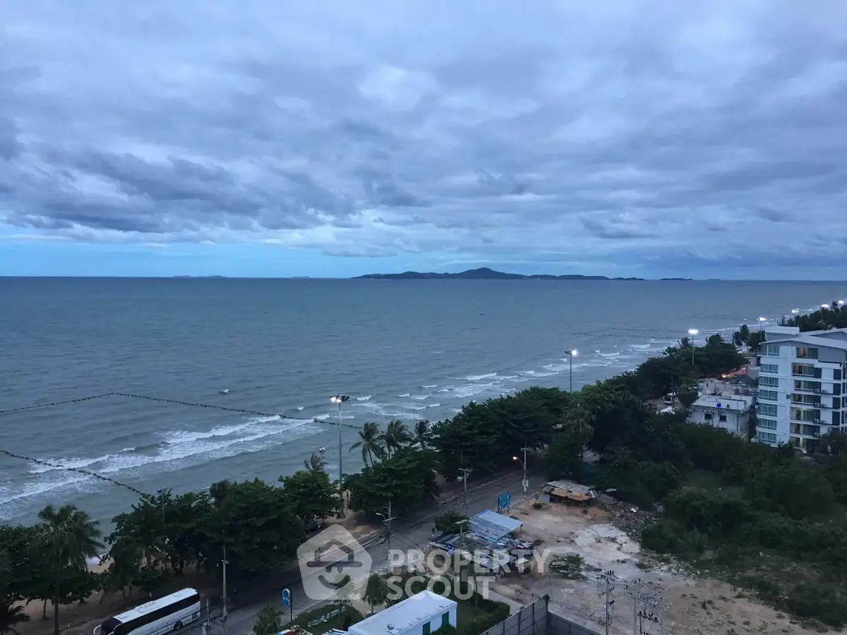 Stunning ocean view from high-rise building, perfect for coastal living enthusiasts.