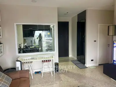 Modern apartment interior with open layout and stylish decor