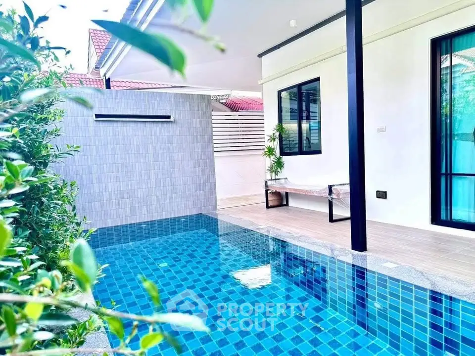 Stunning modern home with private pool and sleek design