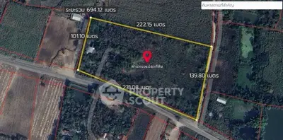 Prime land plot with clear boundaries and road access, ideal for development or investment opportunities.