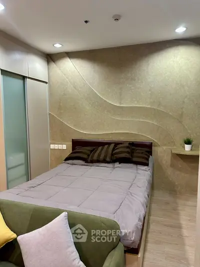 Cozy bedroom with modern design and stylish decor