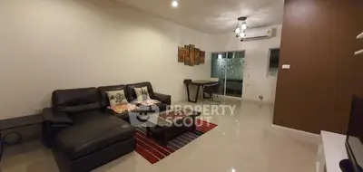 Spacious modern living room with elegant decor and comfortable seating