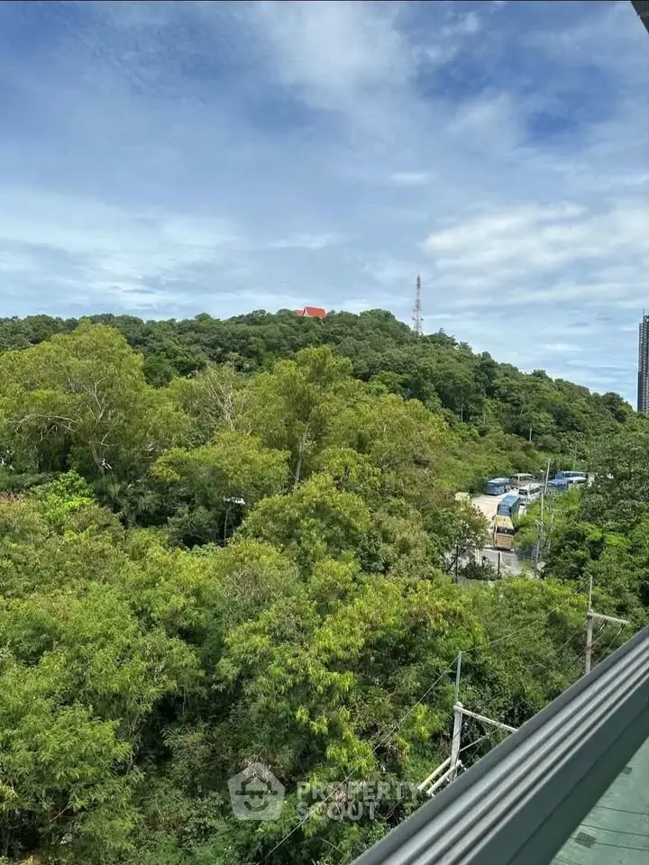 Scenic view of lush green landscape from a high vantage point, perfect for nature lovers.