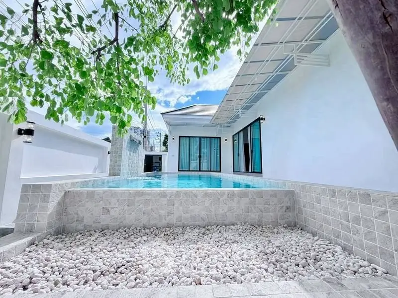 Stunning modern home with private pool and sleek design, perfect for luxury living.