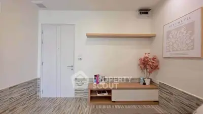 Modern interior with stylish decor and minimalist furniture in a cozy living space.