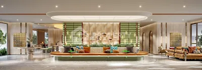 Luxurious modern living room with elegant decor and spacious seating area in upscale property.