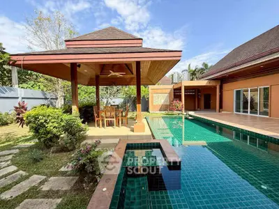 Luxurious villa with private pool and garden, perfect for relaxation and entertaining.
