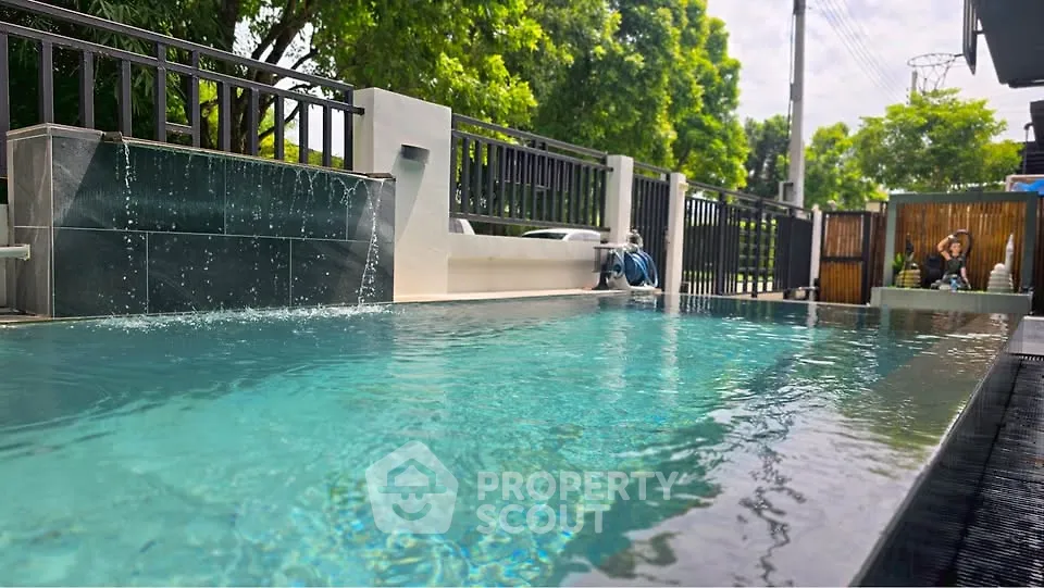 Luxurious private pool with serene surroundings and modern design, perfect for relaxation and leisure.
