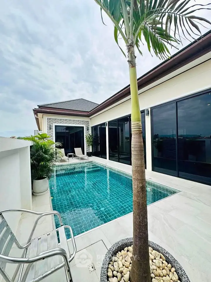 Luxurious rooftop pool with modern design and stunning views