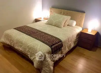 Cozy bedroom with elegant decor and warm lighting
