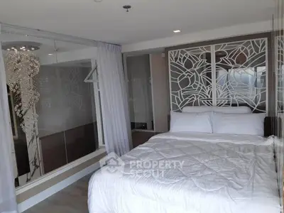 Luxurious bedroom with elegant decor and modern design