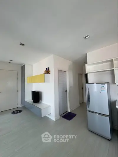 Modern apartment interior with sleek design and spacious layout