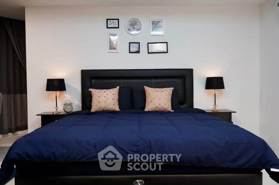 Luxurious bedroom with elegant decor and plush bedding for ultimate comfort.