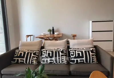 Stylish living room with modern decor and cozy seating area