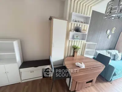Charming compact living space with modern furniture and stylish decor
