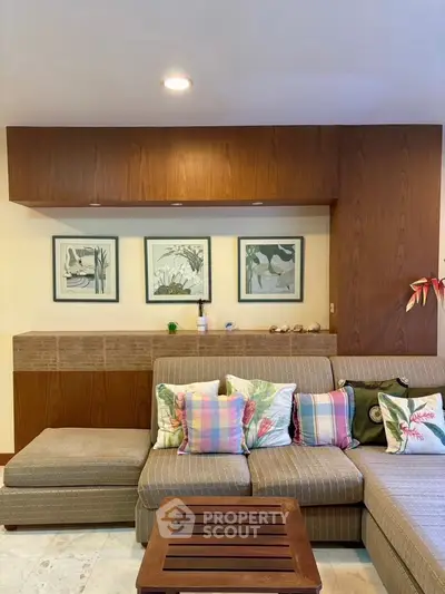 Chic living room with stylish decor and cozy sectional sofa, perfect for modern living.