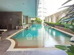 Luxurious indoor pool area with modern design and relaxing ambiance.