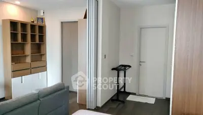 Modern apartment interior with stylish furniture and sleek design