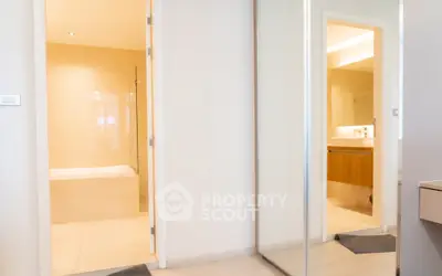 Modern bathroom with sleek design and elegant fixtures