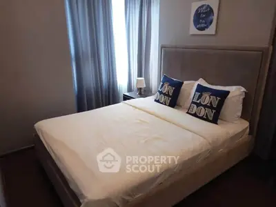 Cozy bedroom with elegant decor and natural light