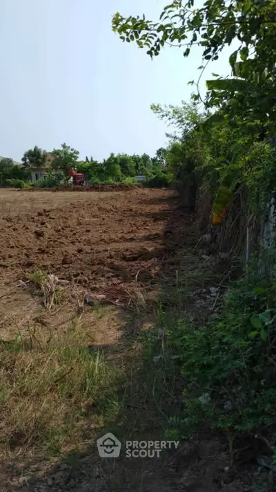 Expansive plot of land with lush greenery, ideal for development or agriculture.