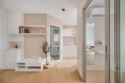 Modern apartment interior with open layout and stylish decor