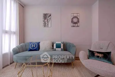 Elegant living room with stylish furniture and modern decor