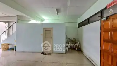 Spacious interior with minimalist design and ample storage space