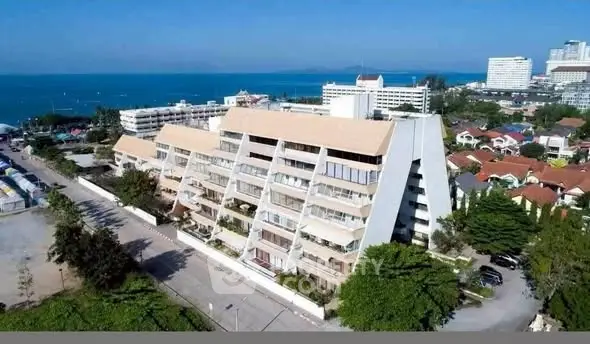 Stunning coastal building with panoramic sea views and modern architecture.