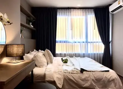 Cozy bedroom with elegant decor and natural light