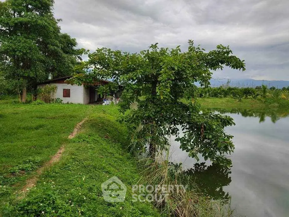 Charming rural property with lush greenery and serene pond view, perfect for nature lovers seeking tranquility.