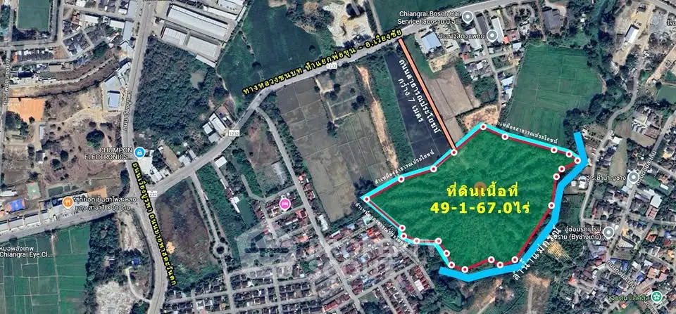 Prime land plot for sale in urban area with clear boundaries and strategic location.