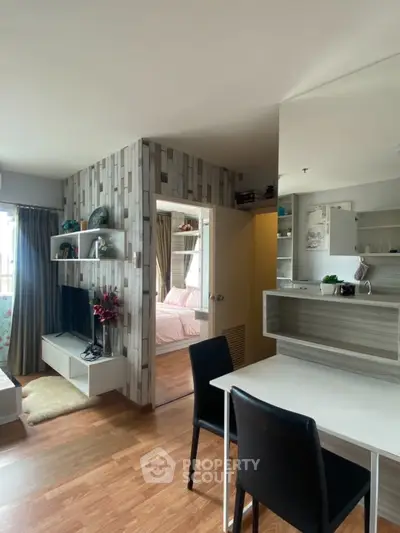 Modern apartment interior with open layout and stylish decor