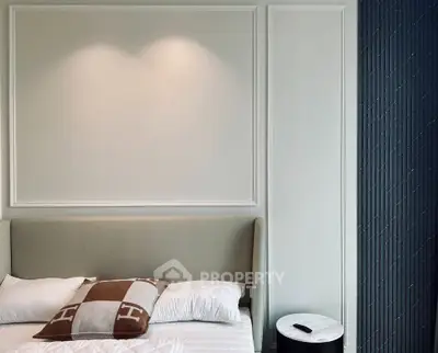 Elegant bedroom with modern design and stylish decor