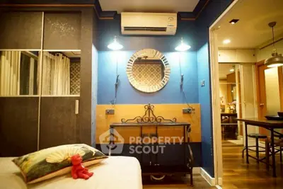 Chic bedroom with modern decor and stylish lighting