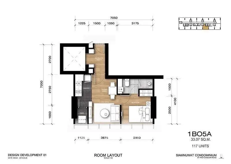  1 Bedroom Condo at Wish Signature Midtown Siam-1