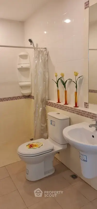 Modern bathroom with elegant decor and functional fixtures