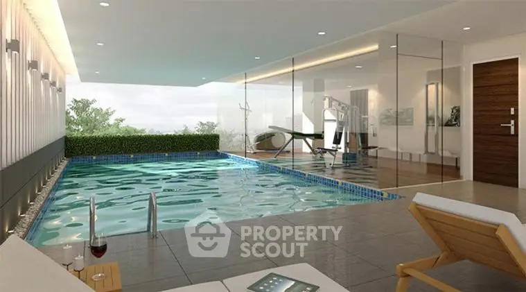 Fully Furnished 1 Bedroom Condo at Kes Ratchada-8