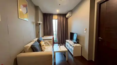 Cozy modern living room with stylish decor and natural light