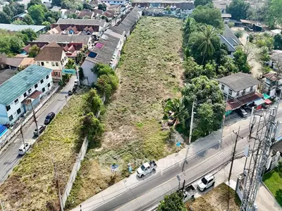 Prime land plot for development in a residential area with road access