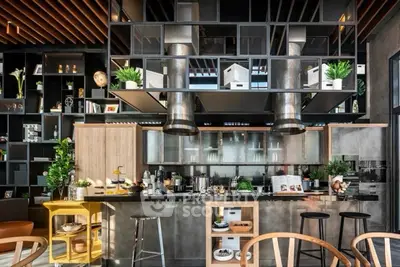 Modern kitchen with open layout and stylish decor