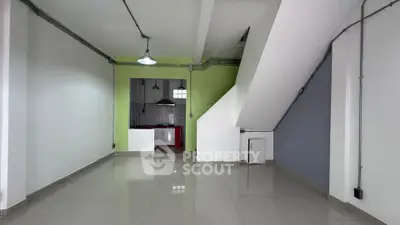 Spacious modern interior with open layout and sleek design