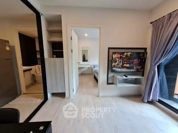 Modern apartment interior with open layout and stylish decor