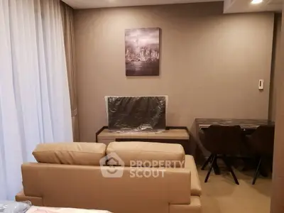 Modern living room with stylish decor and comfortable seating