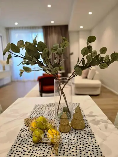 Stylish living room with elegant decor and cozy ambiance