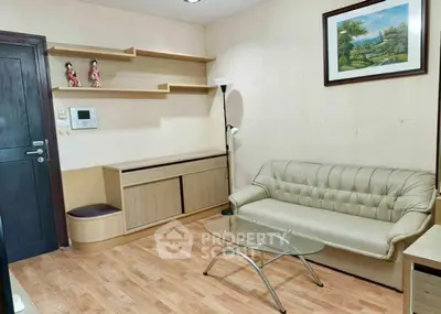 Cozy living room with modern furniture and elegant decor