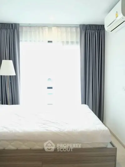 Bright and airy bedroom with modern decor and natural light