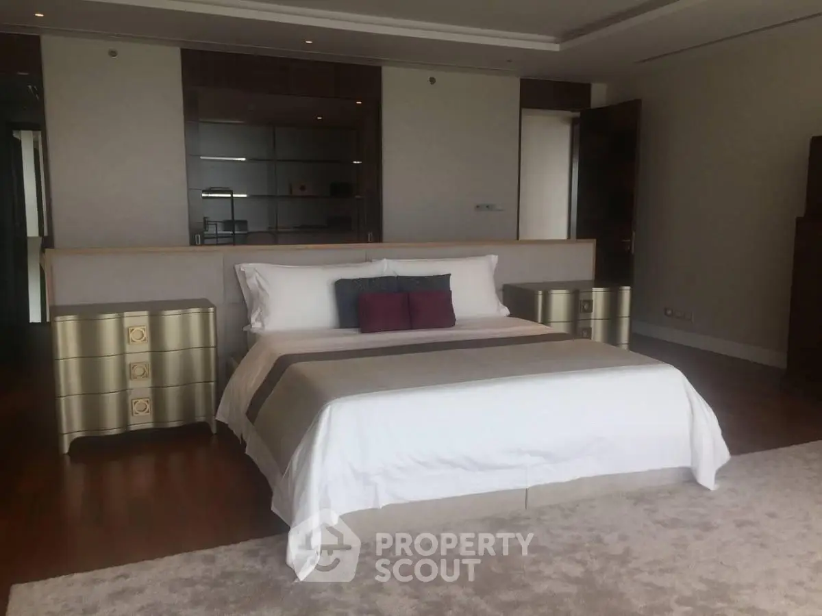 Luxurious bedroom with elegant decor and spacious layout