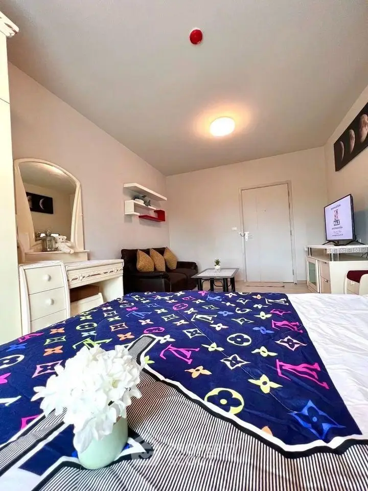 Stylish bedroom with designer decor and modern furnishings, perfect for luxury living.
