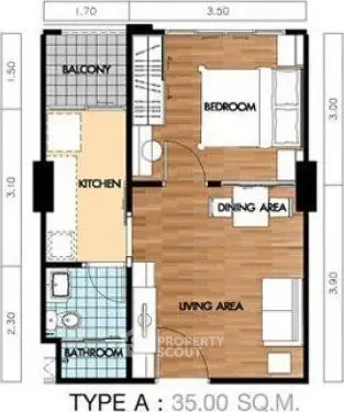 1 Bedroom Condo at The Niche Ratchada Huaykwang-1